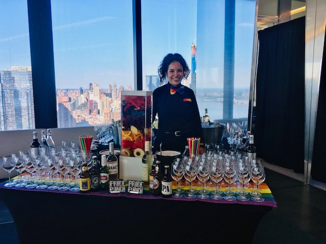 NYC pride 2019 event bartender