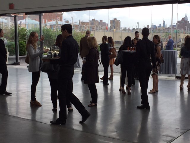 Tapuz Event Staff Passing Beverages on Tray at NYC Venue