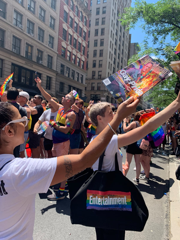 NYC Promotional Staff at Pride Parade