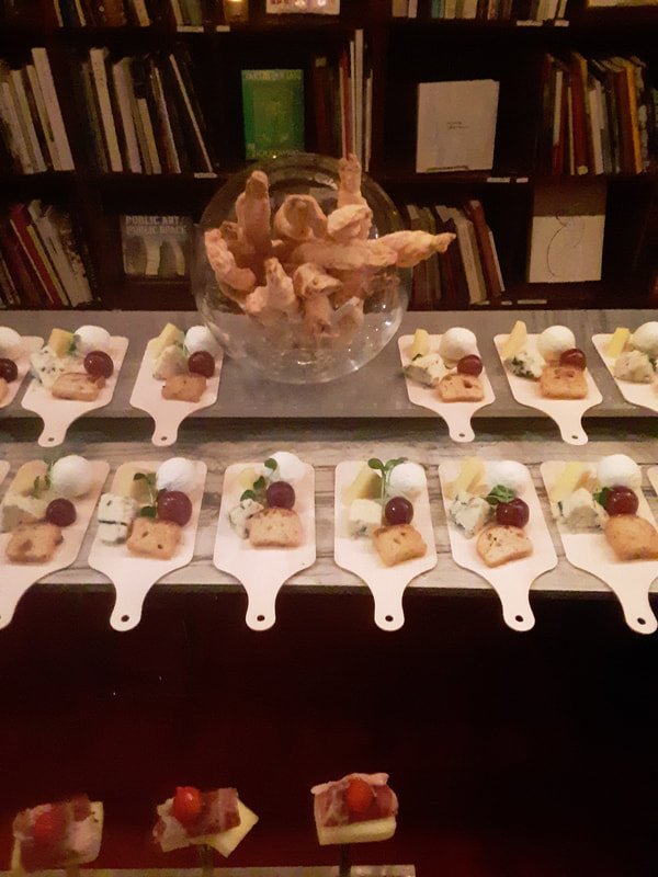 Mini cheese board hors d'oeuvres catered by Elegant Affairs NYC.